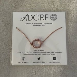 Rose Gold Bracelet with Swarovski Crystal